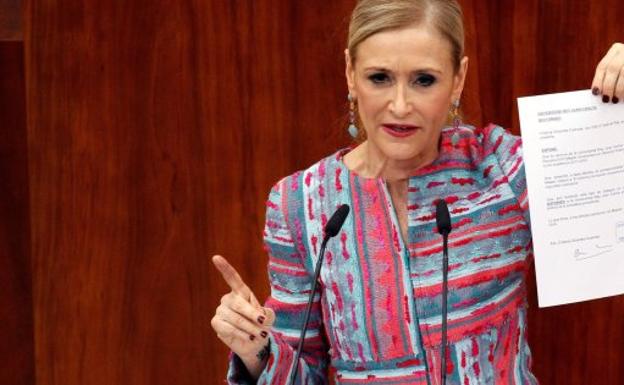 Garrido, tras la petición de cárcel para Cifuentes: «Sigo pensando que es inocente»