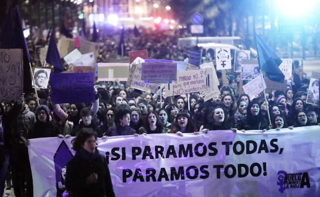 Manifestación del 8M del pasado año 