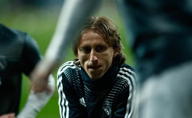 Luka Modric, centrocampista croata del Real Madrid. 