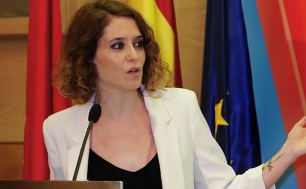 Isabel Díaz Ayuso, candidata del PP a la presidencia de la Comunidad de Madrid. 