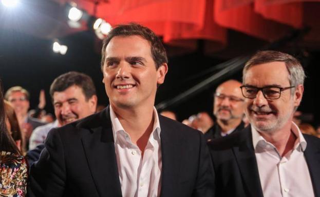 Albert Rivera y José Manuel Villegas.