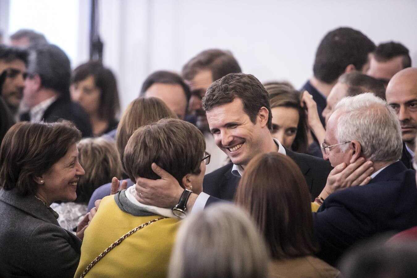 Fotos: Casado presenta en Logroño a los candidatos para las alcaldías de las cabeceras de comarca