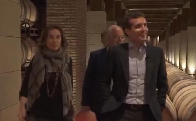 Vídeo: Pablo Casado, en Bodegas Riojanas