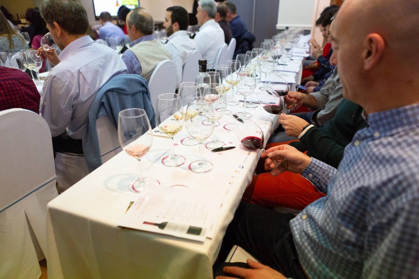 Esperanza Elías, enóloga de Rioja Vega, presentó los nuevos vinos de la bodega de Viana.