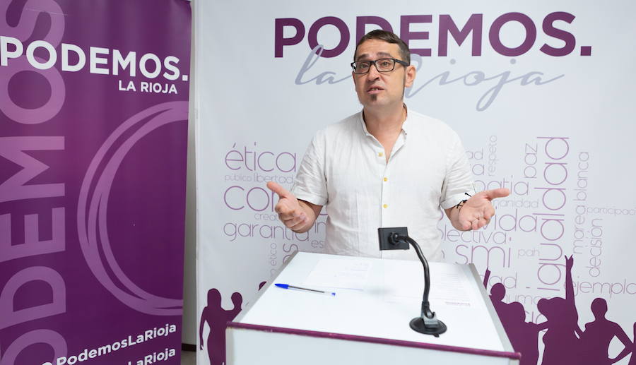 Kiko Garrido, responsable de Podemos en La Rioja