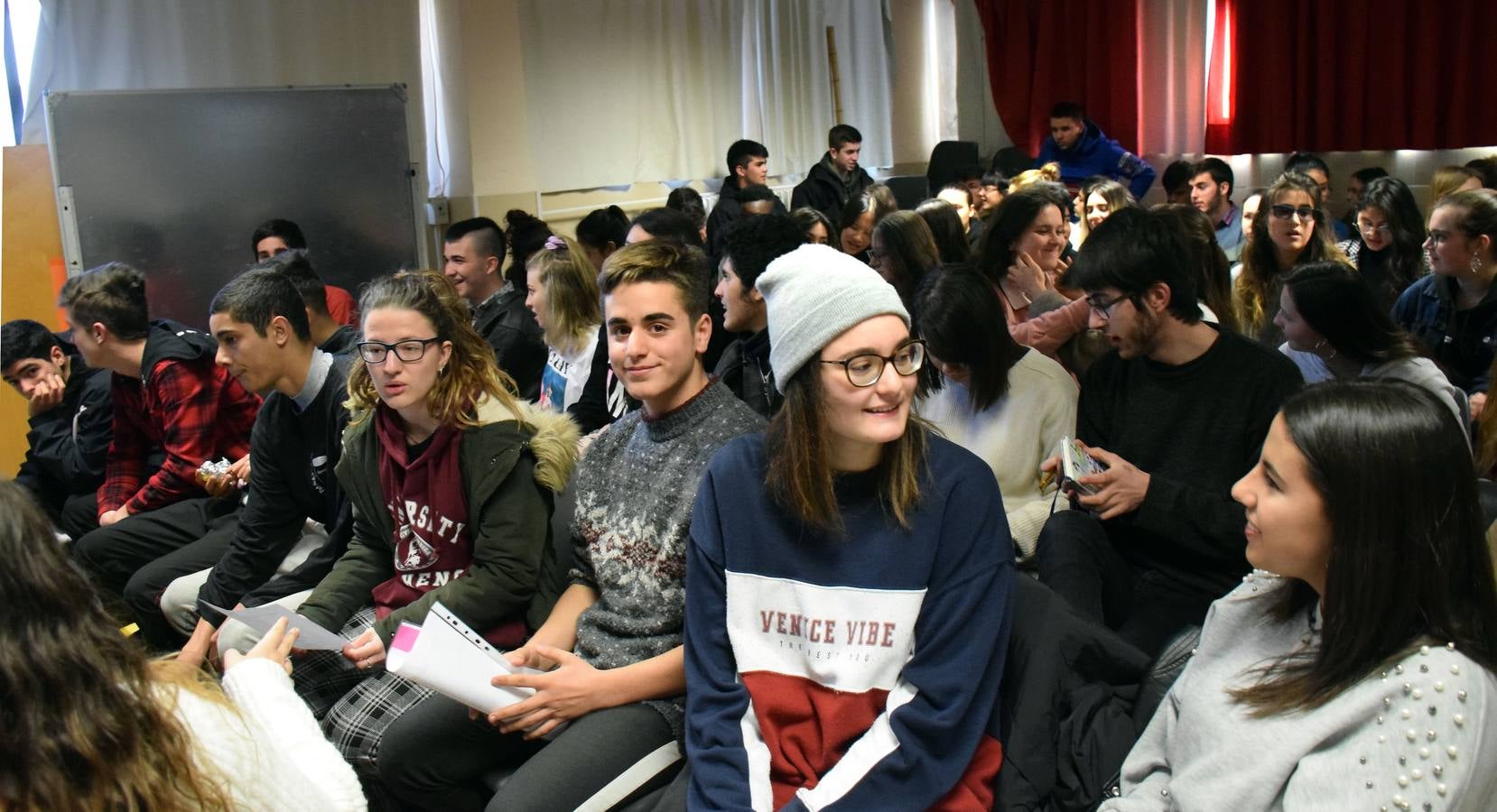 Fotos: el Maratón Poético bajo el lema &#039;La música de la palabra en imágenes&#039;. En el IES Batalla de Clavijo