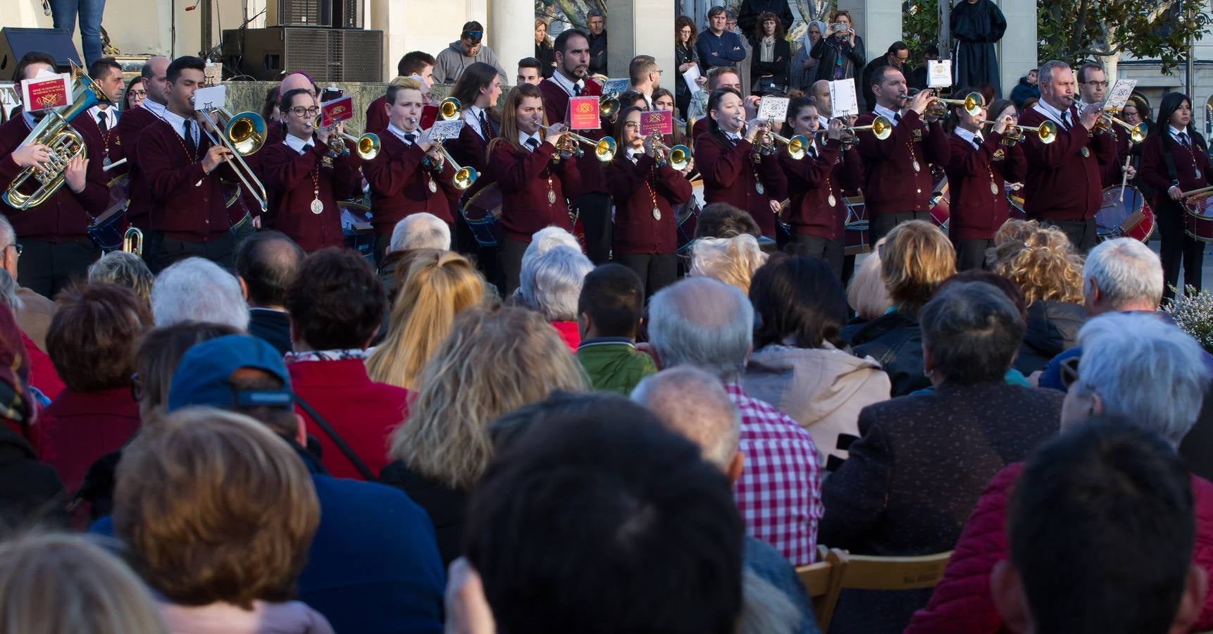 Bandas de Palencia, Tarragona y Alcalá participan con la de la Flagelación en su X Certamen Nacional de Bandas 'Ciudad de Logroño'