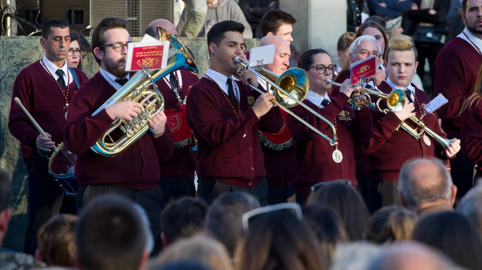 Bandas de Palencia, Tarragona y Alcalá participan con la de la Flagelación en su X Certamen Nacional de Bandas 'Ciudad de Logroño'