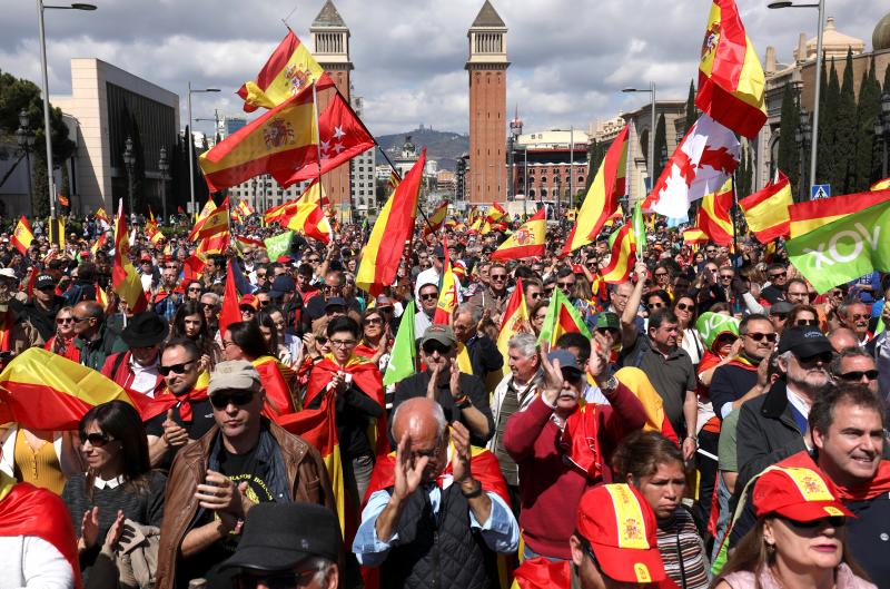 Fotos: Vox en Barcelona: Incidentes y varios detenidos independentistas