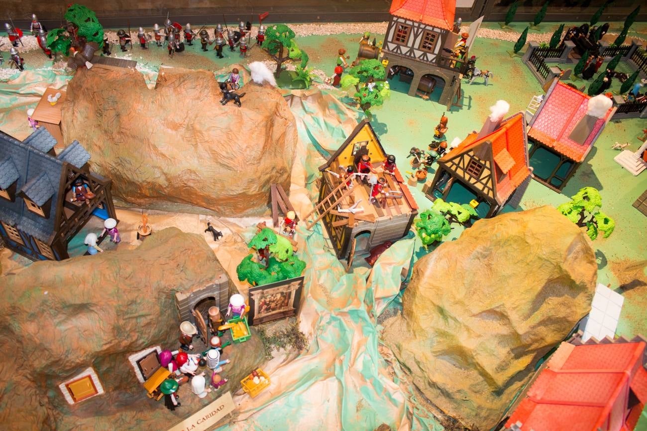 La exposición cuenta con unos 2.000 'clicks' de Playmobil