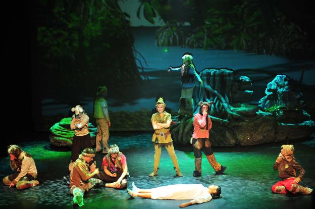 Una escena de 'Peter Pan, el musical'. :: promocional