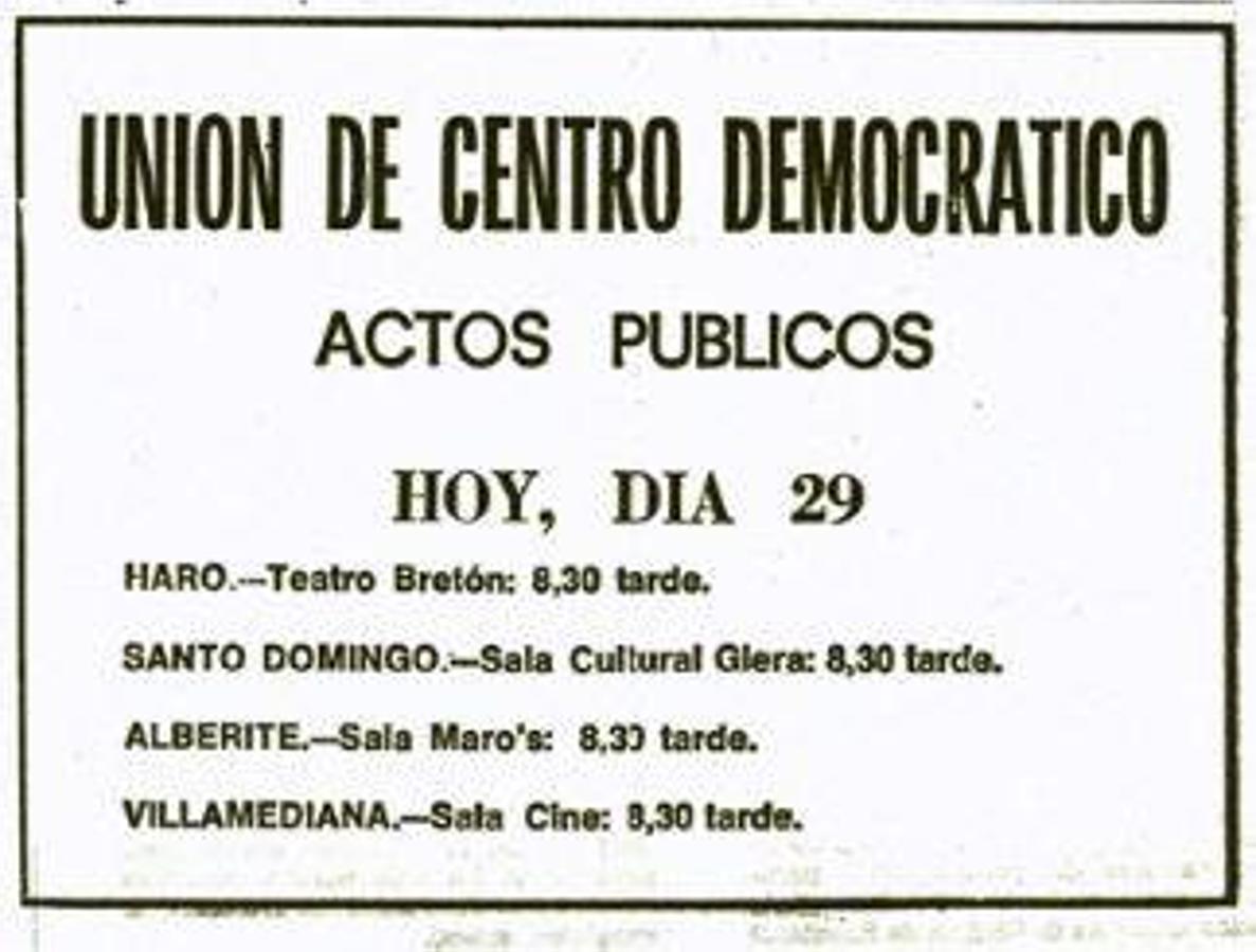 Así eran los carteles de las elecciones municipales de hace 40 años.