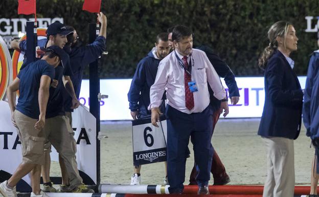 Santiago Varela, durante la competición.