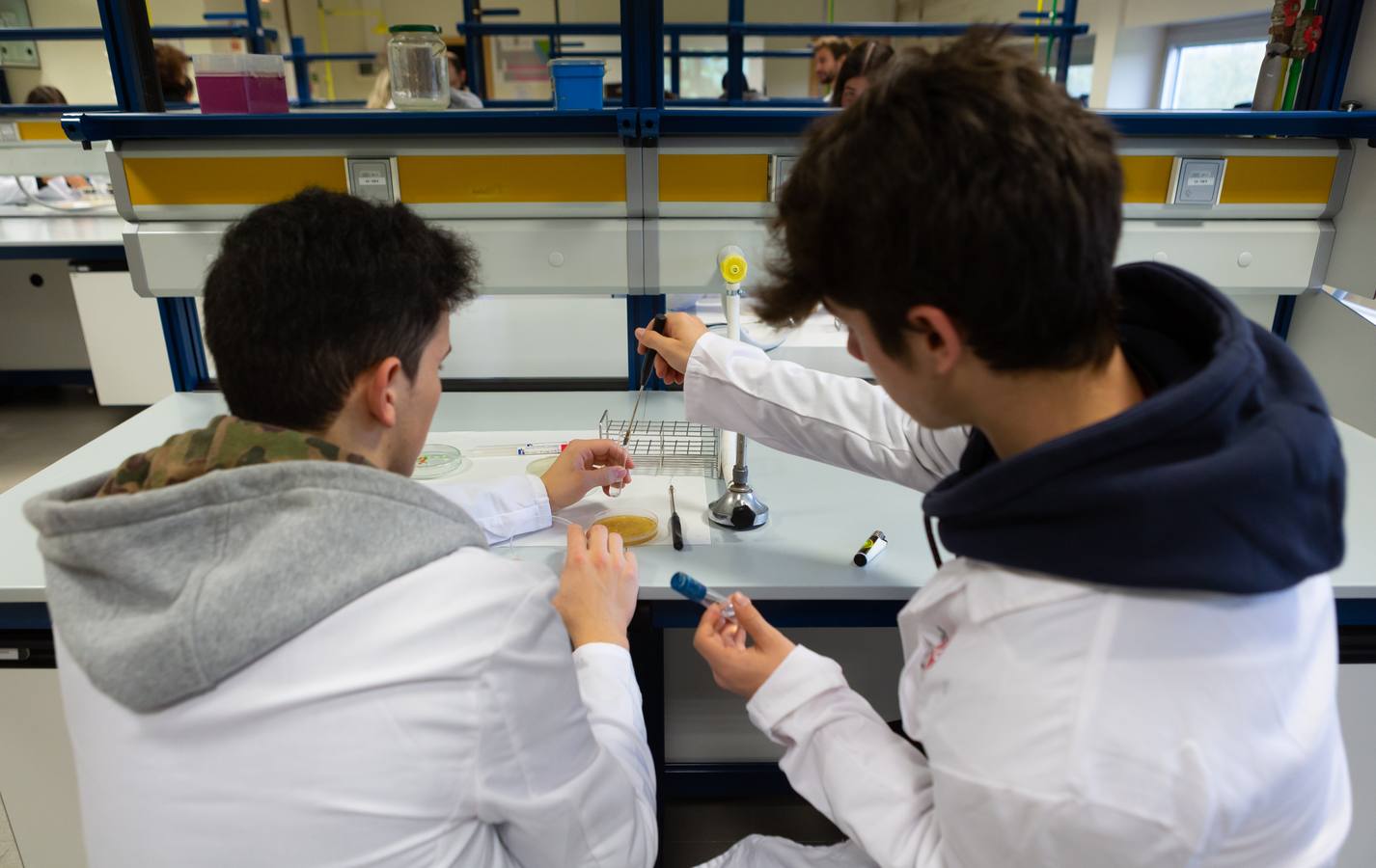 Hasta mayo por las instalaciones del edificio Científico Tecnológico pasarán cerca de 2.500 alumnos de Enseñanzas Medias de La Rioja que pondrán a prueba su vocación científica