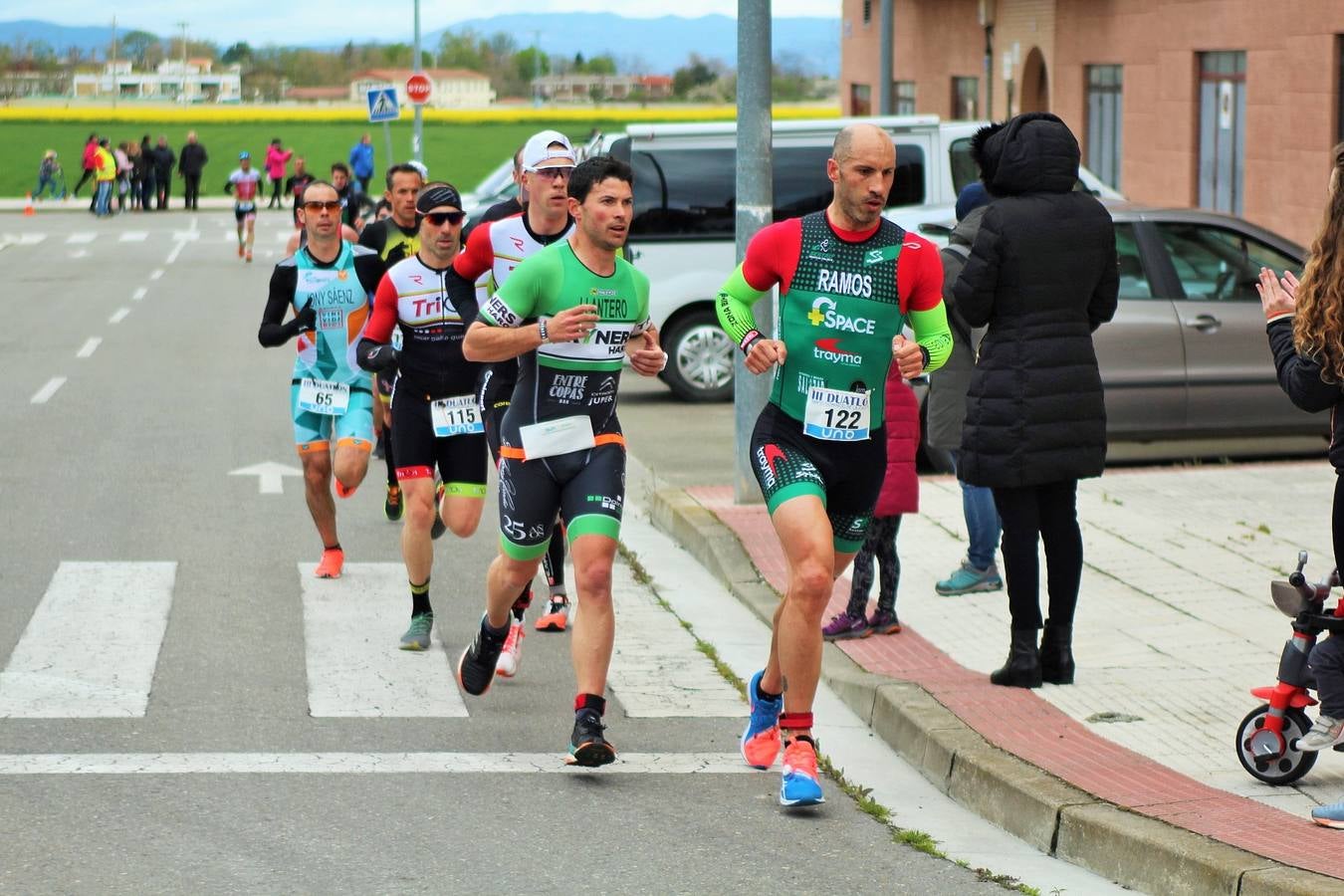 Más de 200 deportistas participaron en el duatlón de Santo Domingo