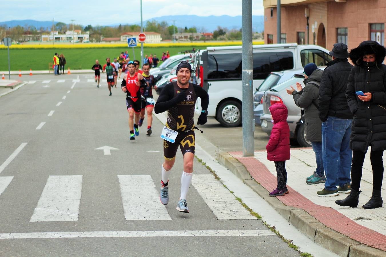 Más de 200 deportistas participaron en el duatlón de Santo Domingo