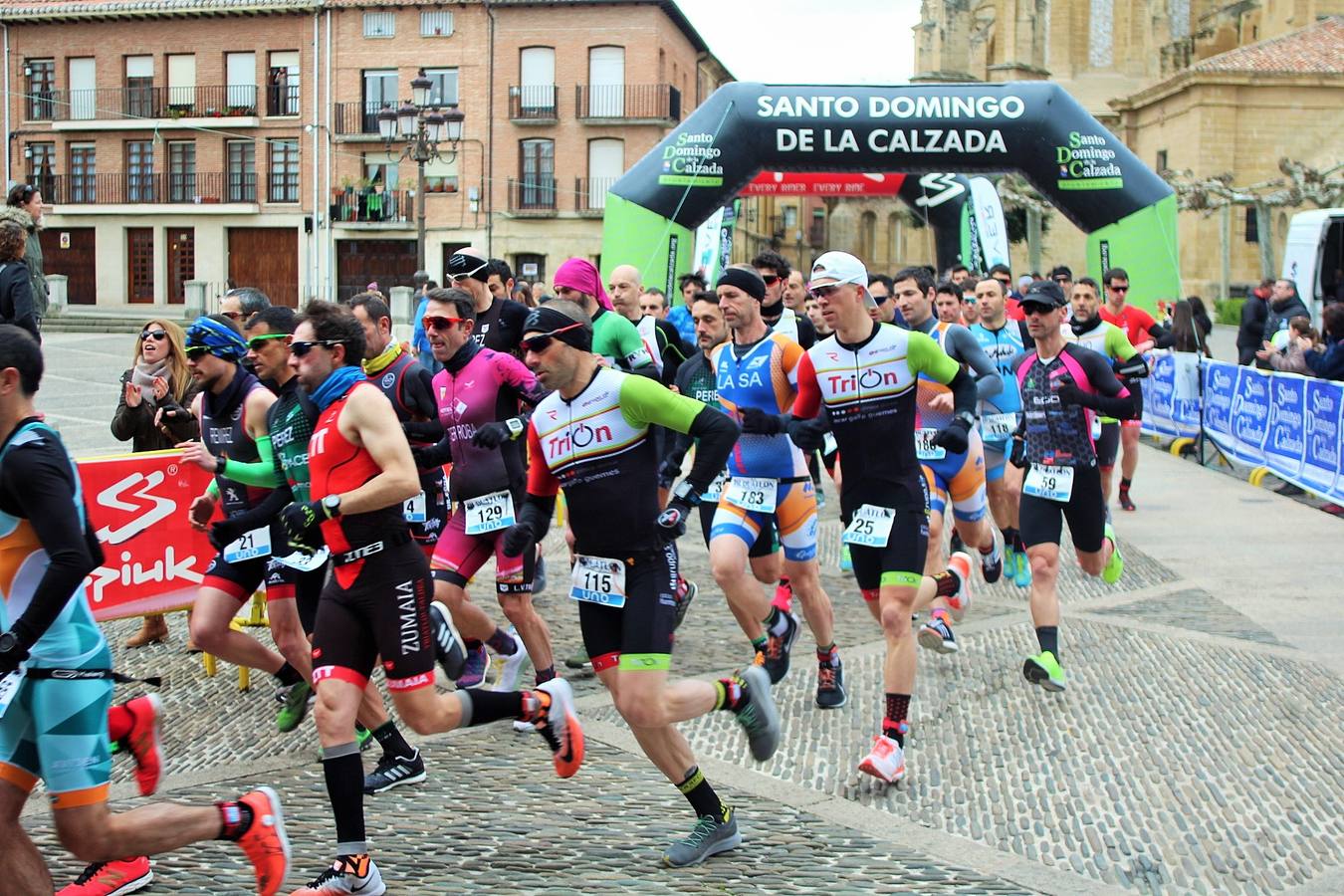 Más de 200 deportistas participaron en el duatlón de Santo Domingo