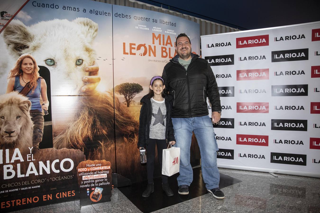 180 suscritores disfrutaron, en exclusiva, del preestreno de la película familiar 'Mia y el león blanco', que se proyectó en los Cines Yelmo de Logroño