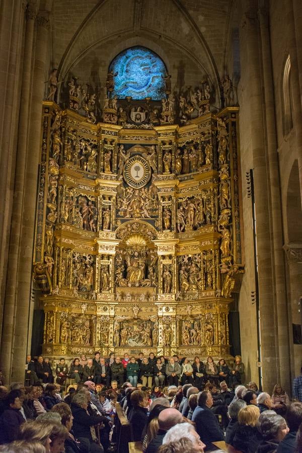 Despedida de las reliquias de Santo Domingo de la Calzada y reapertura al público de la cripta de la catedral tras los trabajos realizados en ella por el artista internacional Marko Rupnik