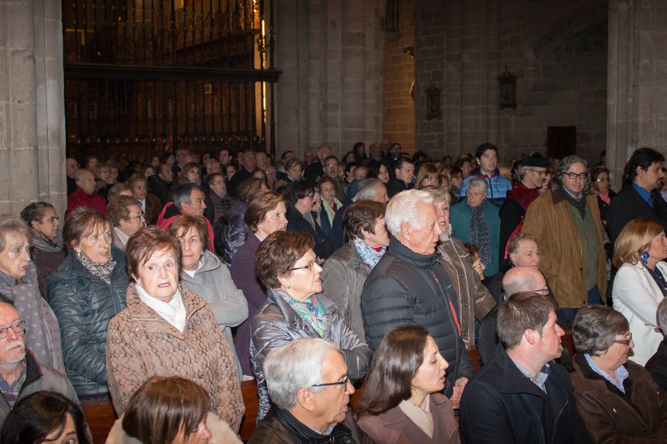 Despedida de las reliquias de Santo Domingo de la Calzada y reapertura al público de la cripta de la catedral tras los trabajos realizados en ella por el artista internacional Marko Rupnik