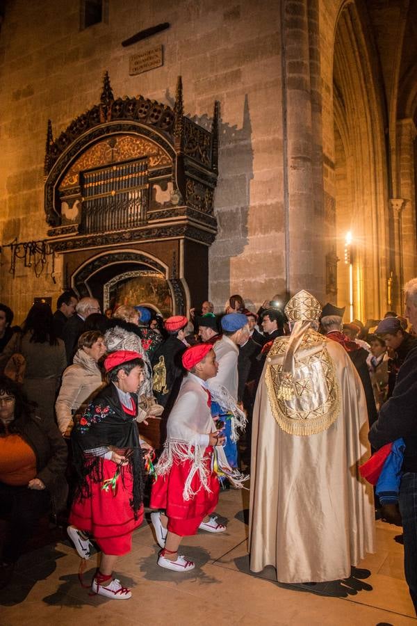 Despedida de las reliquias de Santo Domingo de la Calzada y reapertura al público de la cripta de la catedral tras los trabajos realizados en ella por el artista internacional Marko Rupnik