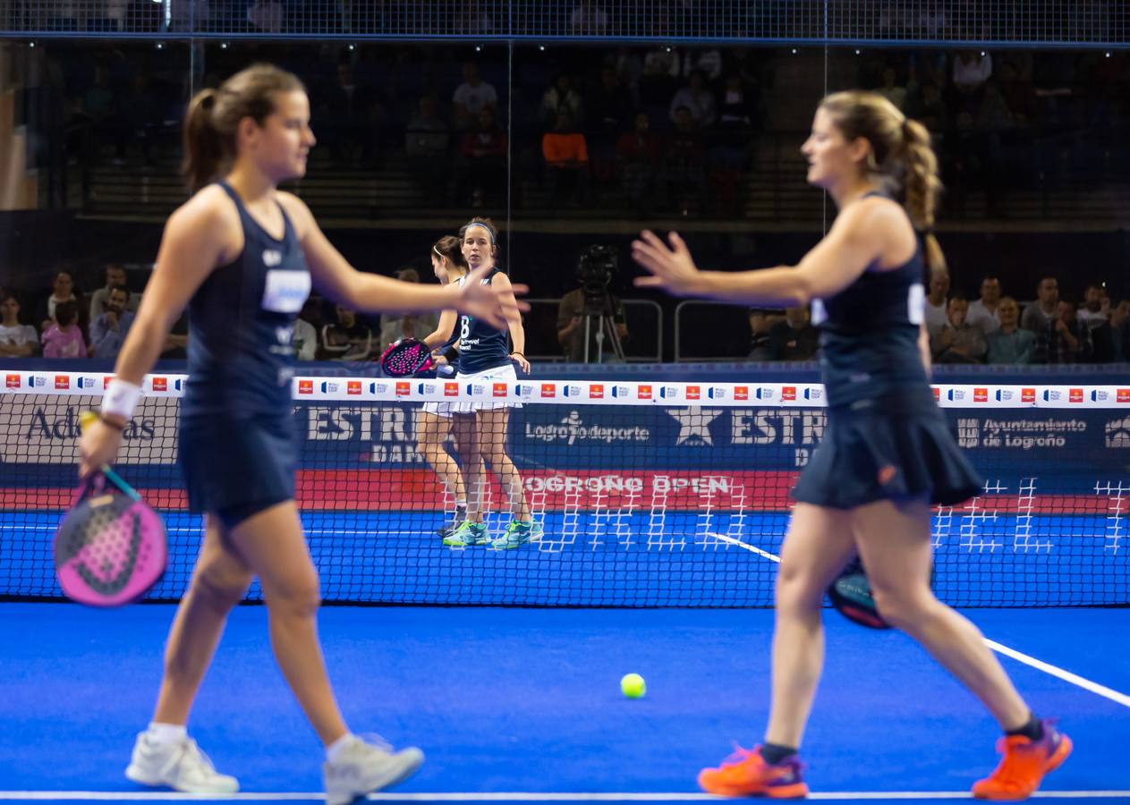 Fotos: Eli Amatriain y su parreja Patty Llaguno se despiden del Logroño Open World Padel Tour