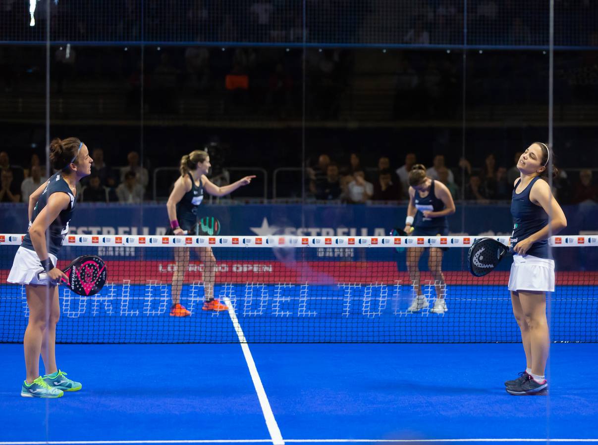 Fotos: Eli Amatriain y su parreja Patty Llaguno se despiden del Logroño Open World Padel Tour