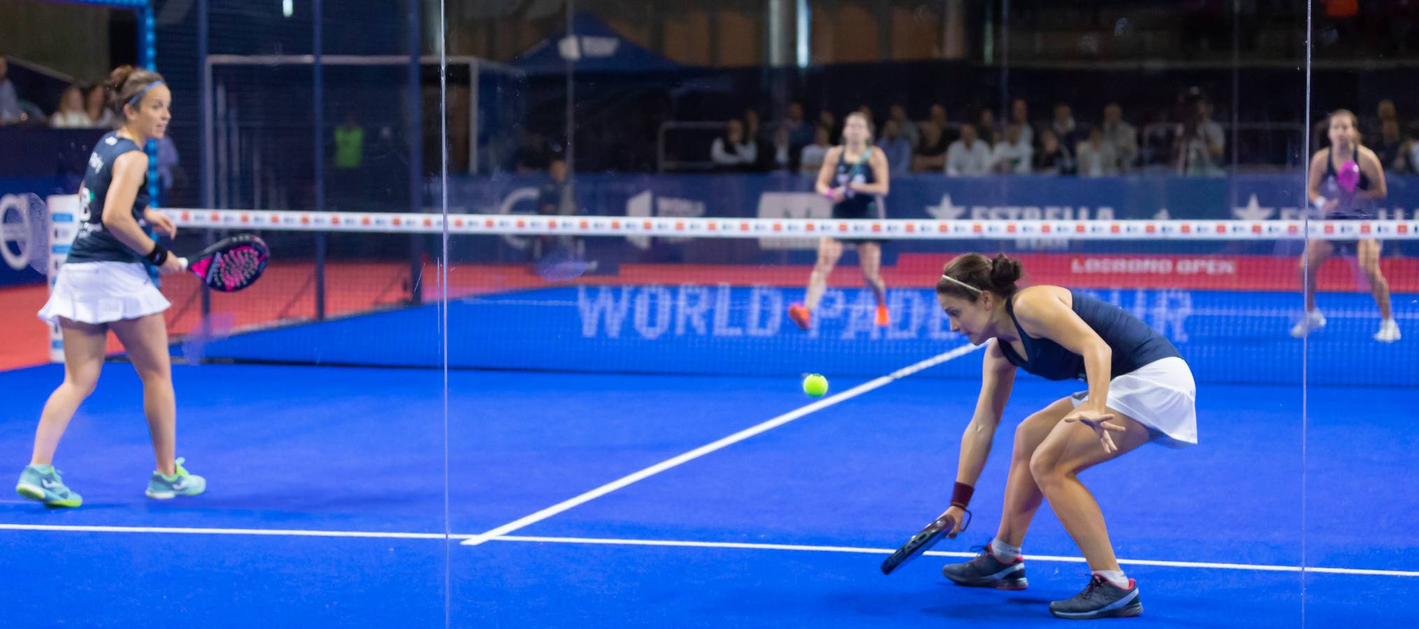 Fotos: Eli Amatriain y su parreja Patty Llaguno se despiden del Logroño Open World Padel Tour