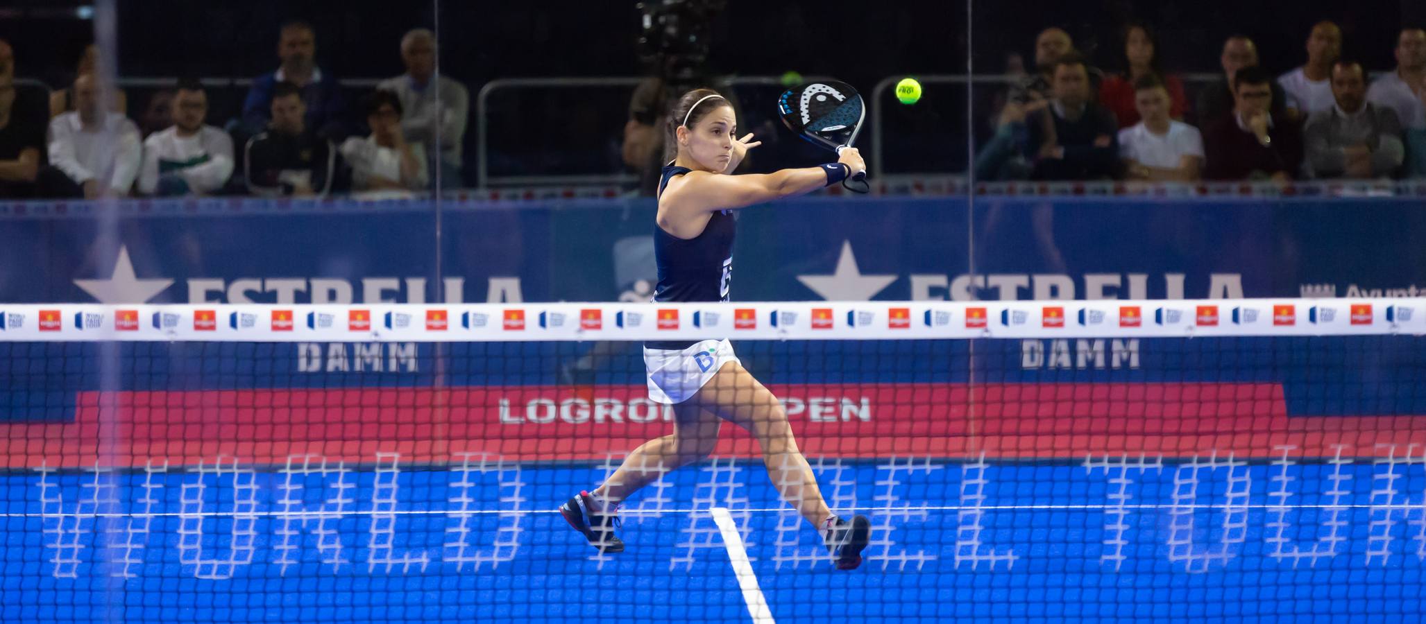 Fotos: Eli Amatriain y su parreja Patty Llaguno se despiden del Logroño Open World Padel Tour