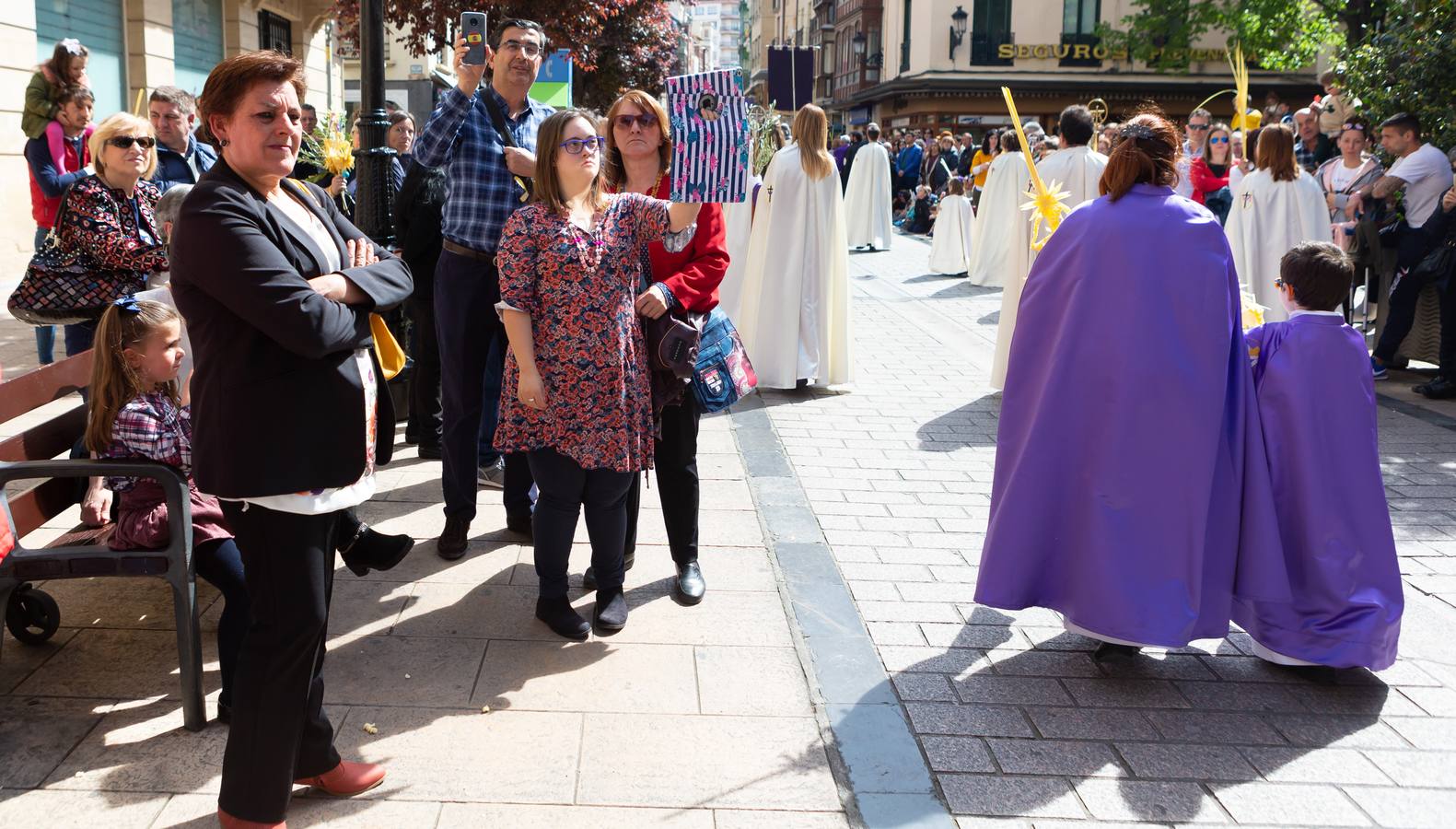 Fotos: La procesión de La Borriquita en Logroño