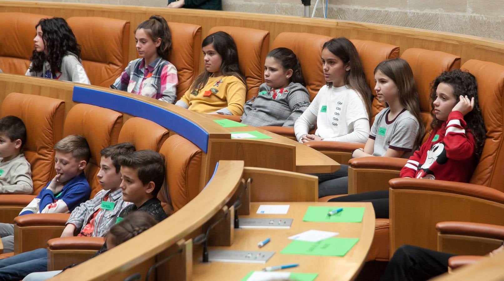 Aldeas Infantiles pide «políticas concretas» contra la pobreza infantil | El Parlamento riojano ha acogido un pleno infantil con la asistencia del vicepresidente de esta ONG, Javier Fresneda