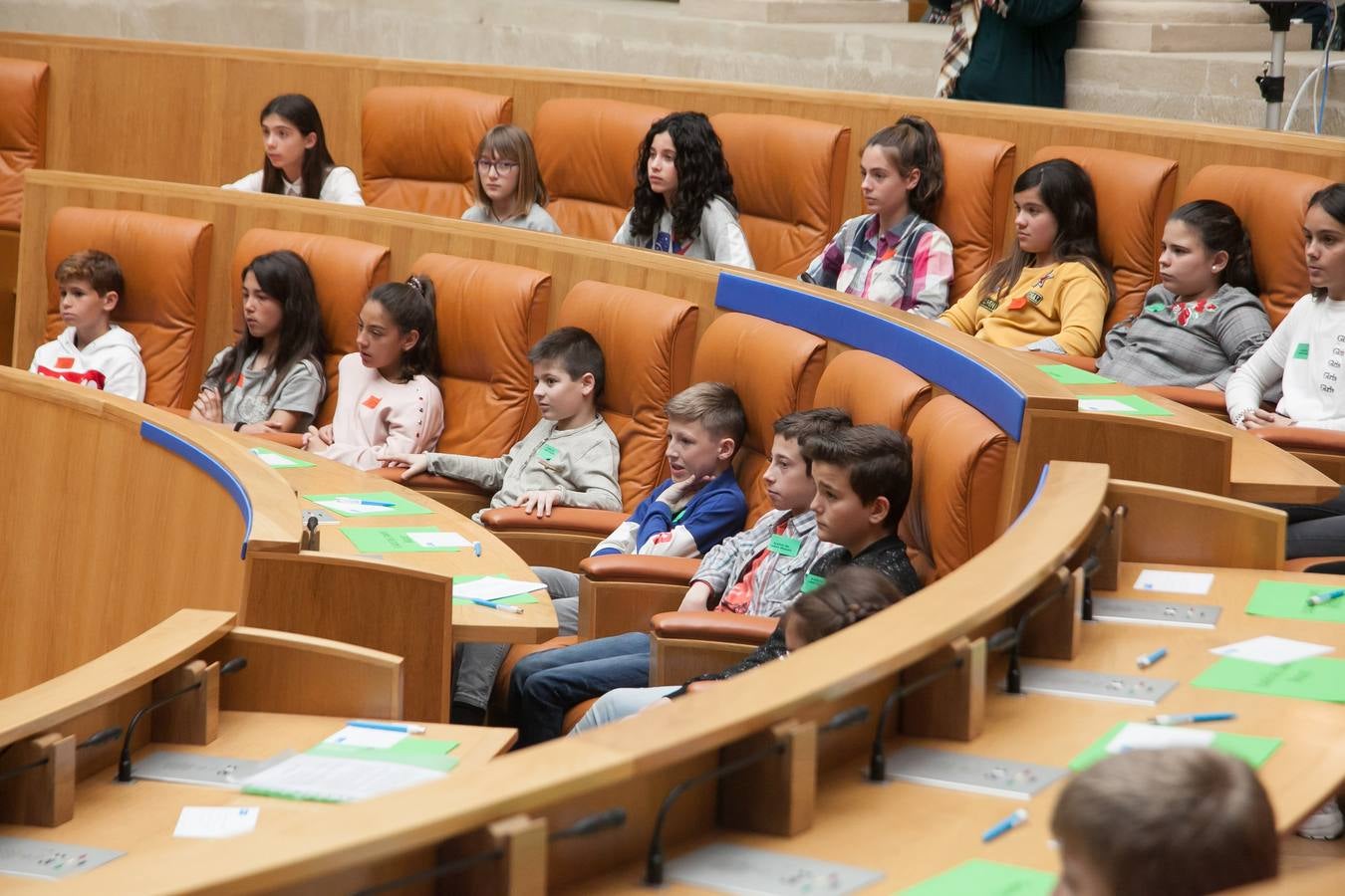 Aldeas Infantiles pide «políticas concretas» contra la pobreza infantil | El Parlamento riojano ha acogido un pleno infantil con la asistencia del vicepresidente de esta ONG, Javier Fresneda