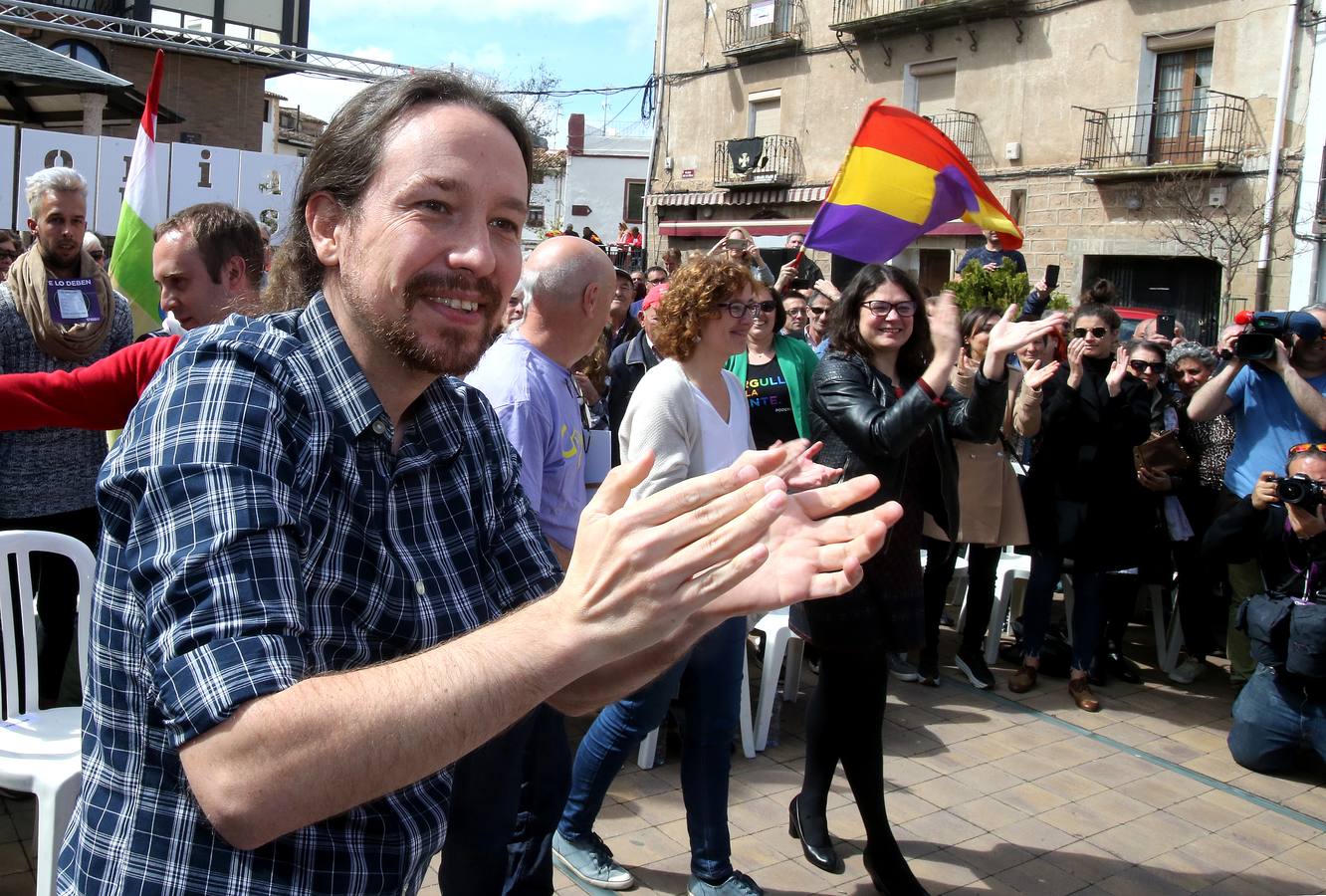 Fotos: Acto electoral de Pablo Iglesias en Nalda