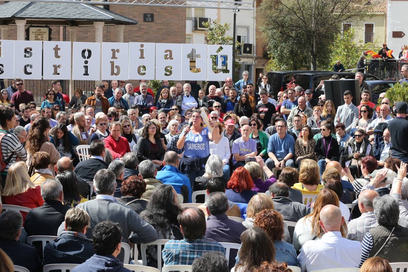 Fotos: Acto electoral de Pablo Iglesias en Nalda