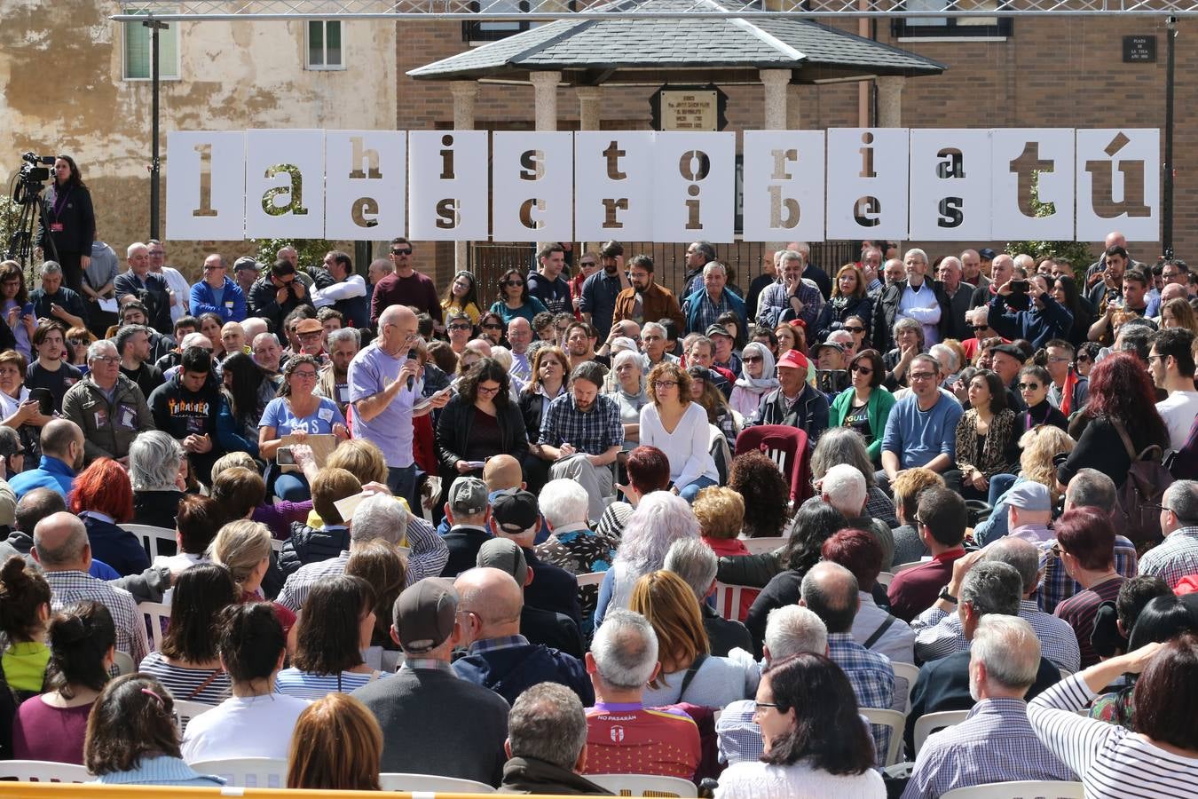 Fotos: Acto electoral de Pablo Iglesias en Nalda