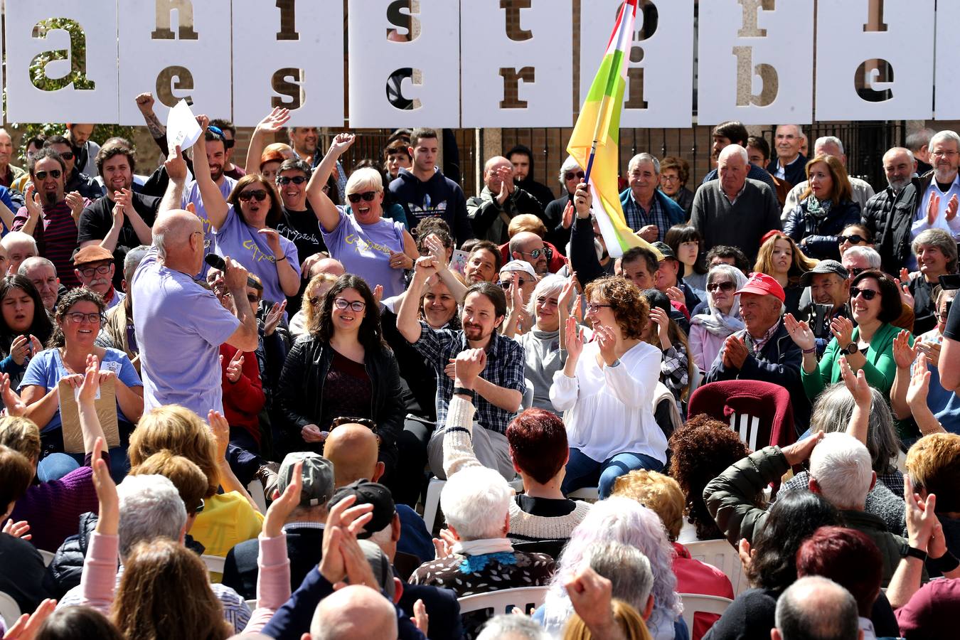 Fotos: Acto electoral de Pablo Iglesias en Nalda