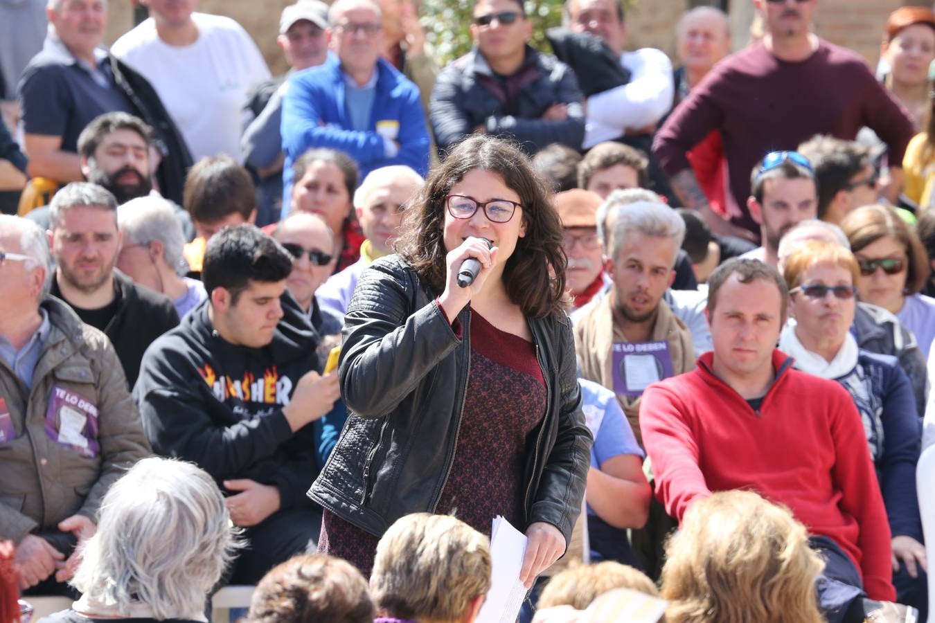 Fotos: Acto electoral de Pablo Iglesias en Nalda