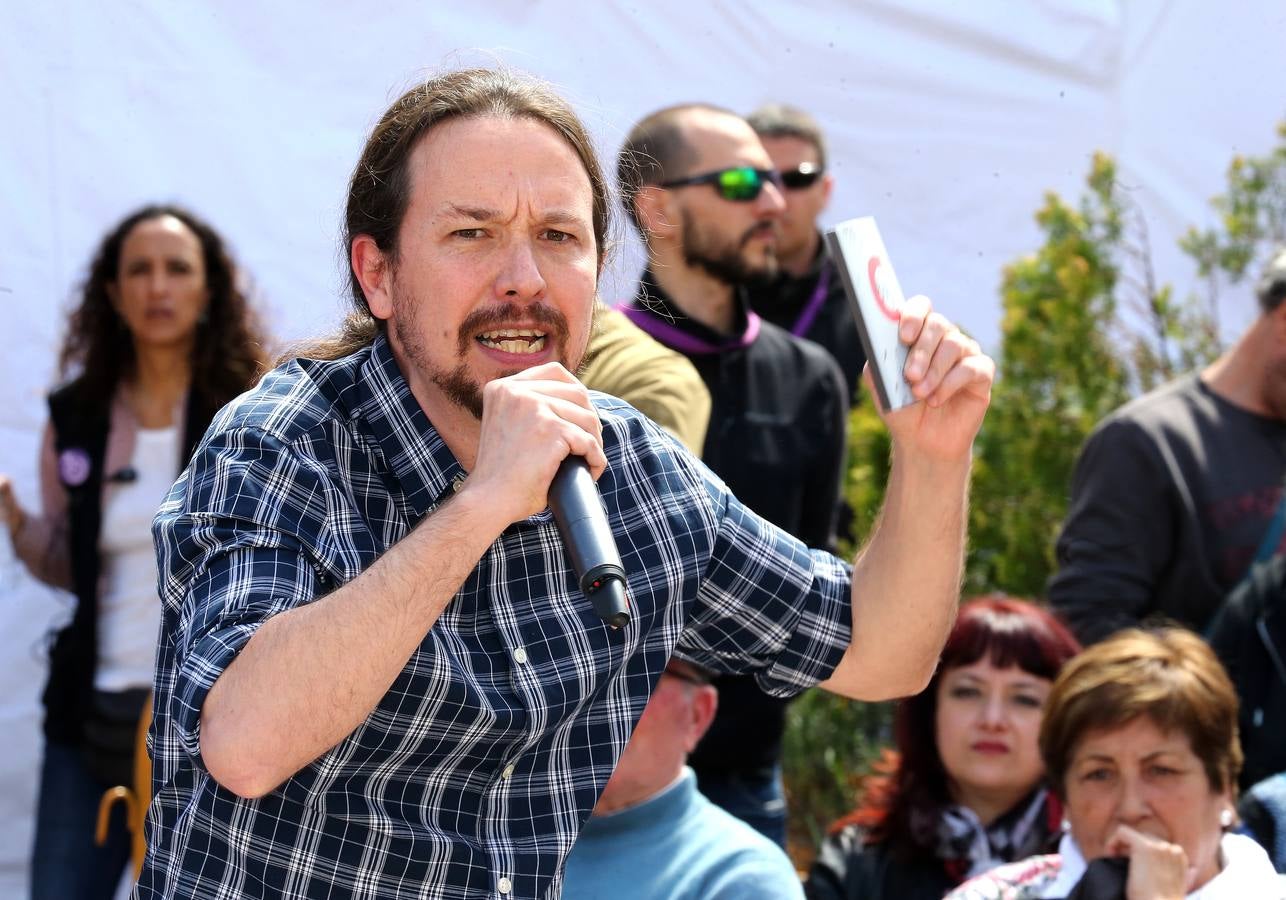 Fotos: Acto electoral de Pablo Iglesias en Nalda