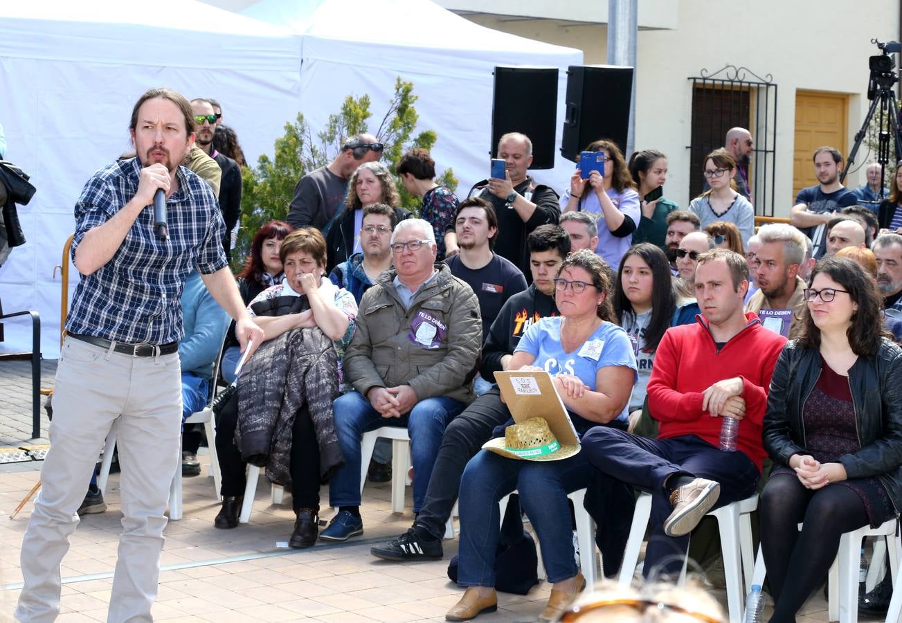 Fotos: Acto electoral de Pablo Iglesias en Nalda