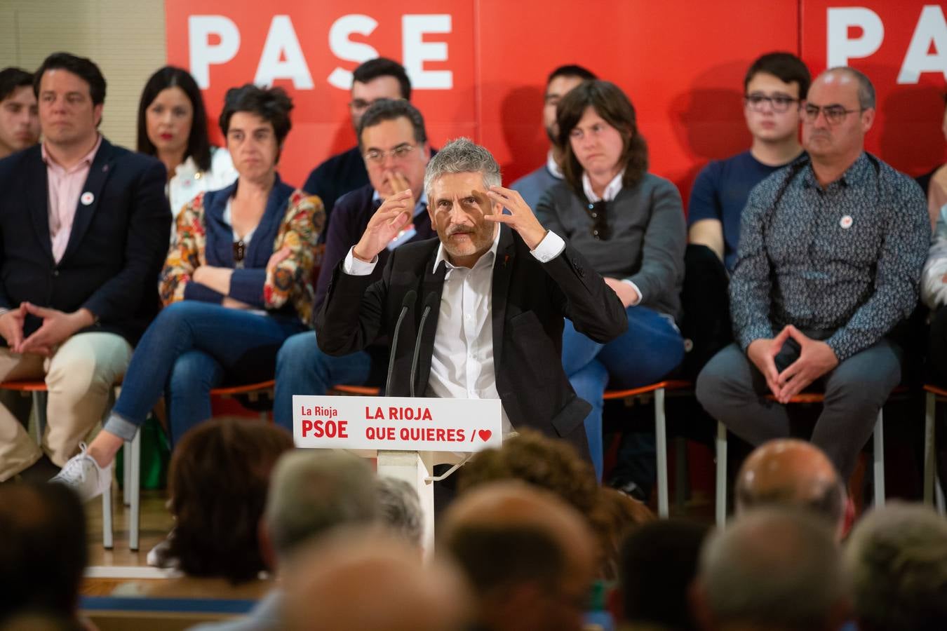 Fotos: Acto electoral de Marlaska en Logroño