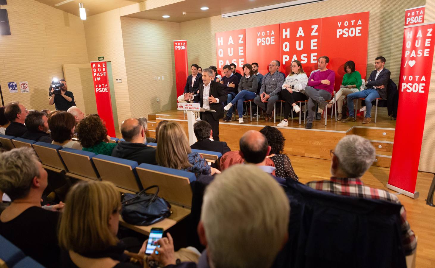 Fotos: Acto electoral de Marlaska en Logroño