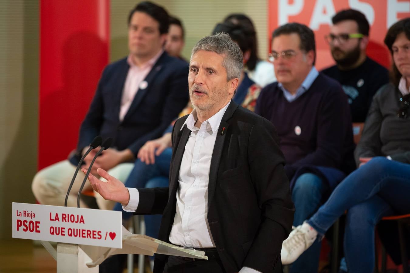 Fotos: Acto electoral de Marlaska en Logroño