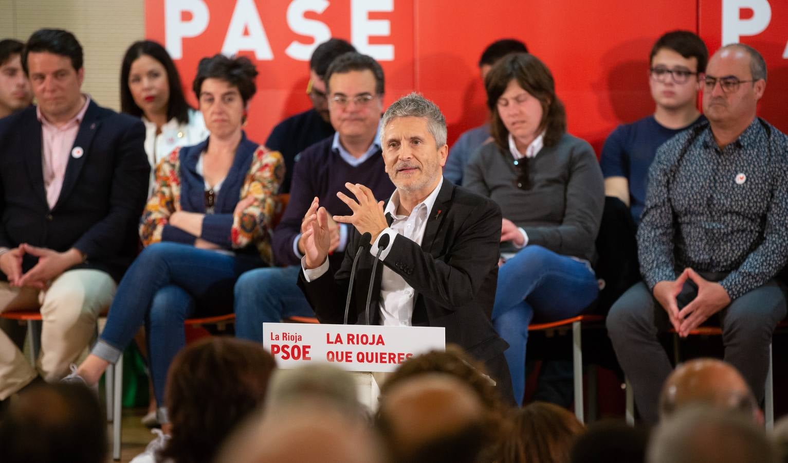 Fotos: Acto electoral de Marlaska en Logroño