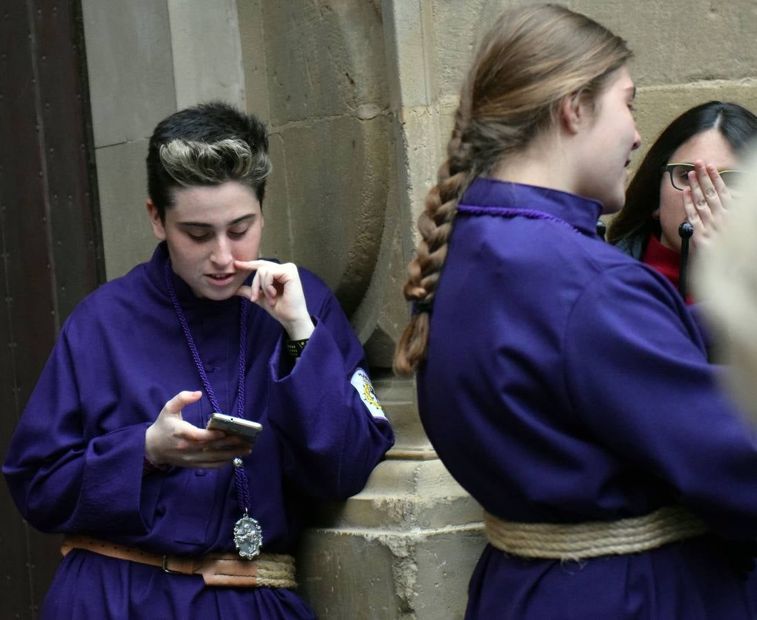 Fotos: Suspendida la procesión del Calvario de Logroño