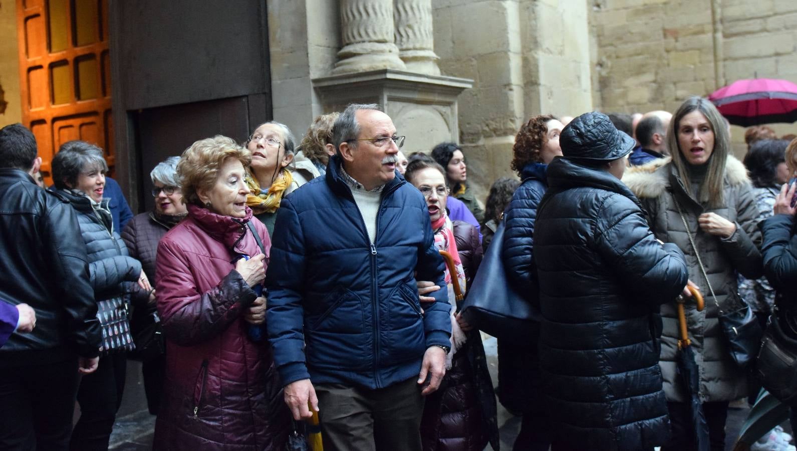 Fotos: Suspendida la procesión del Calvario de Logroño