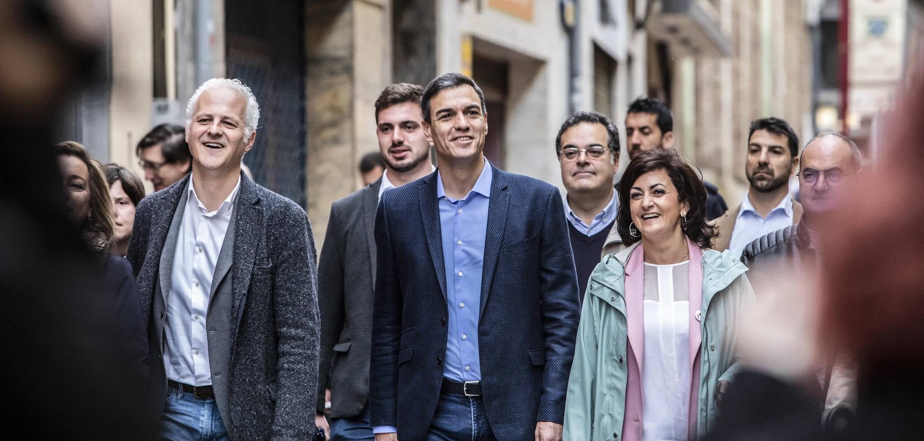 Fotos: Pedro Sánchez, en Logroño