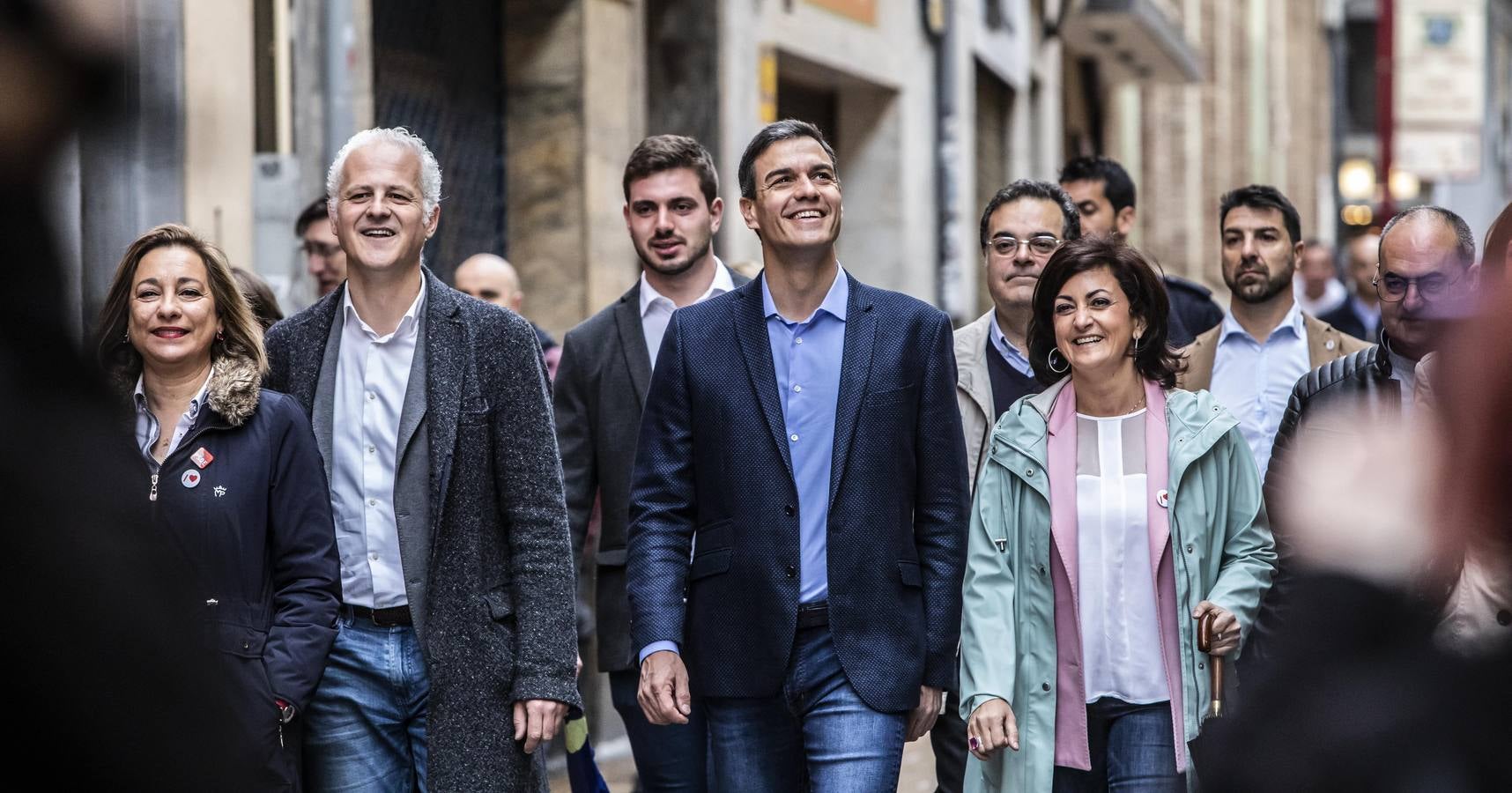 Fotos: Pedro Sánchez, en Logroño