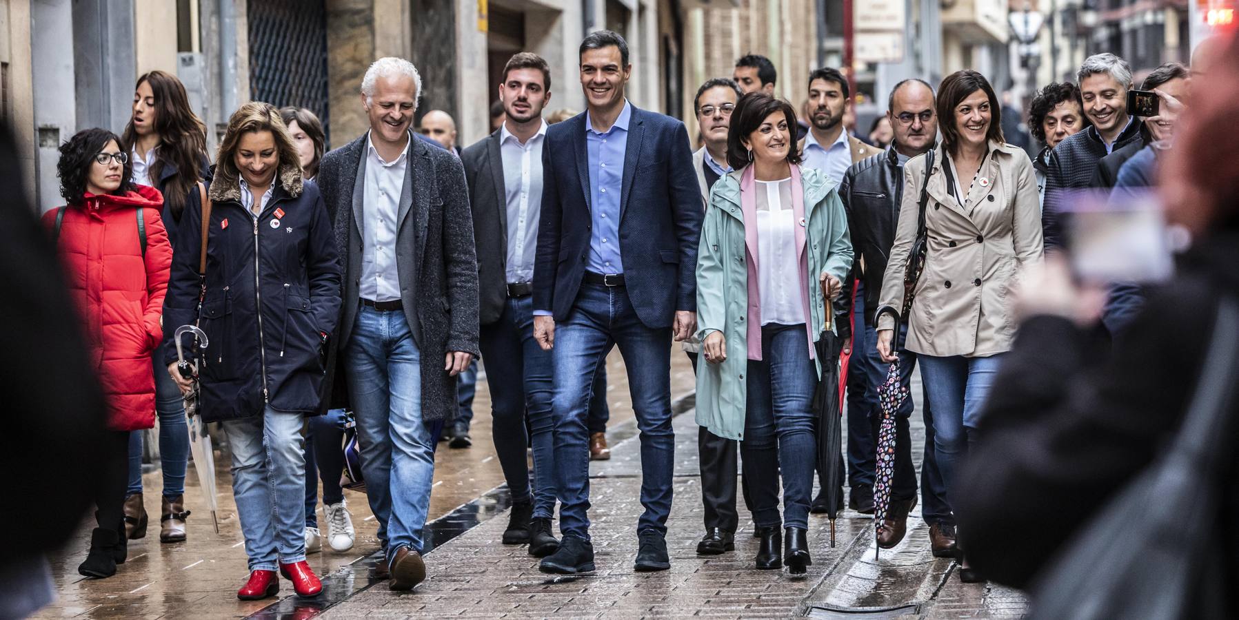 Fotos: Pedro Sánchez, en Logroño