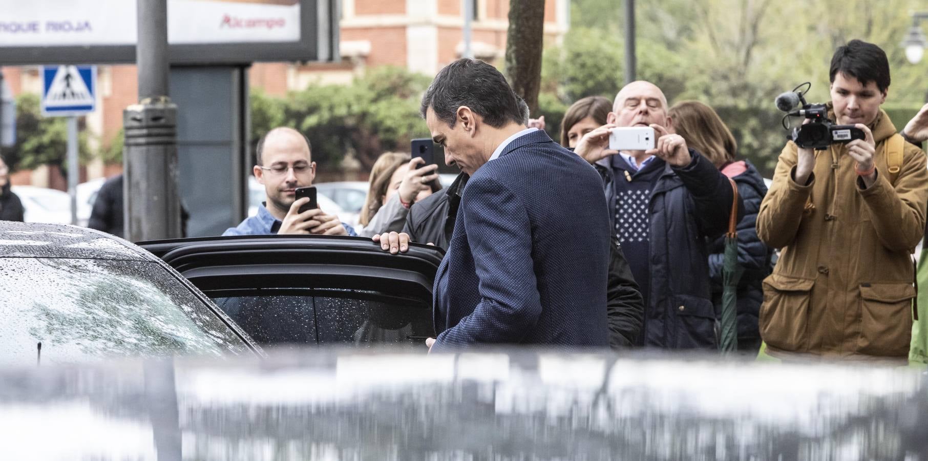 Fotos: Pedro Sánchez, en Logroño