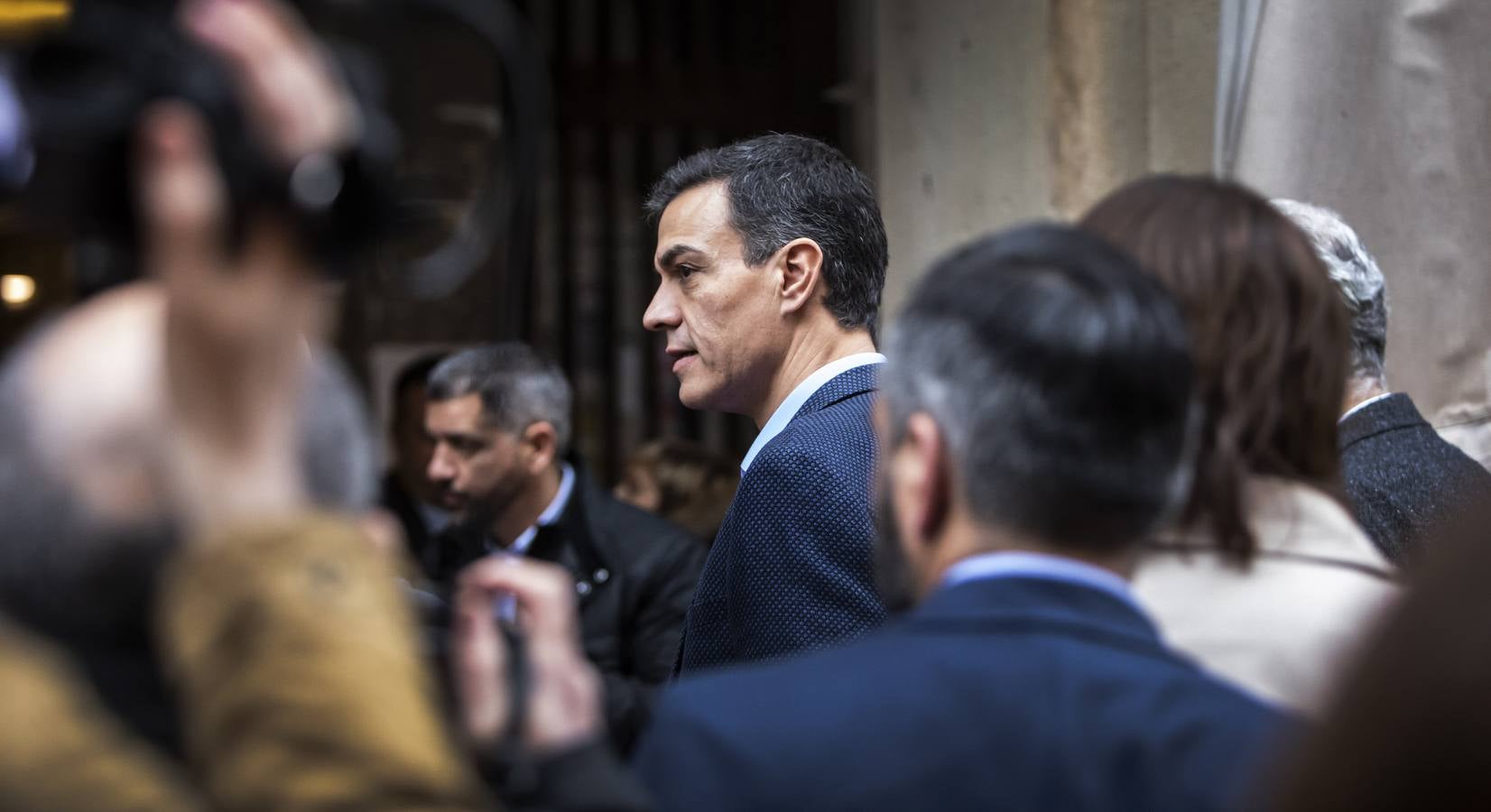 Fotos: Pedro Sánchez, en Logroño